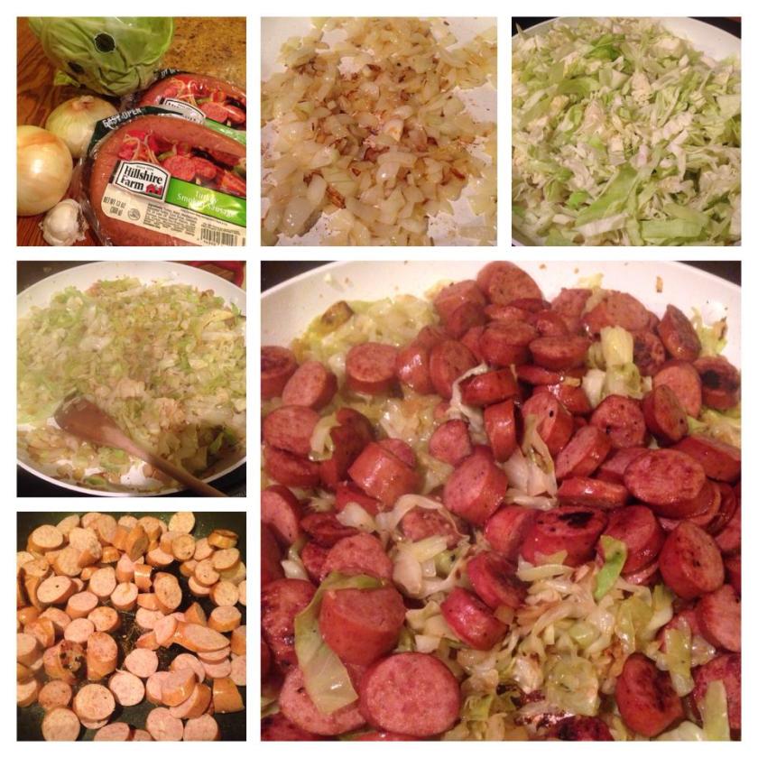 cabbage and sausage